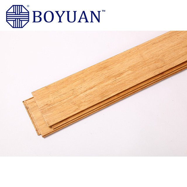 Natural strand woven bamboo flooring