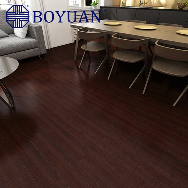 Stained strand woven bamboo flooring-Walnut